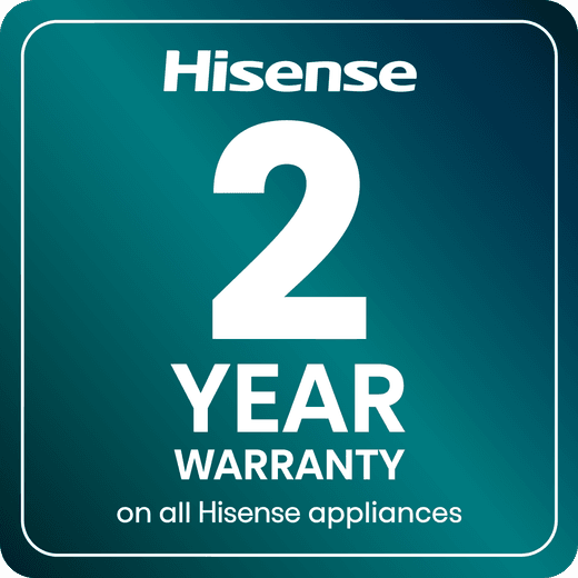 Hisense Slimline Dishwasher - Black - 2 year warranty on registration
